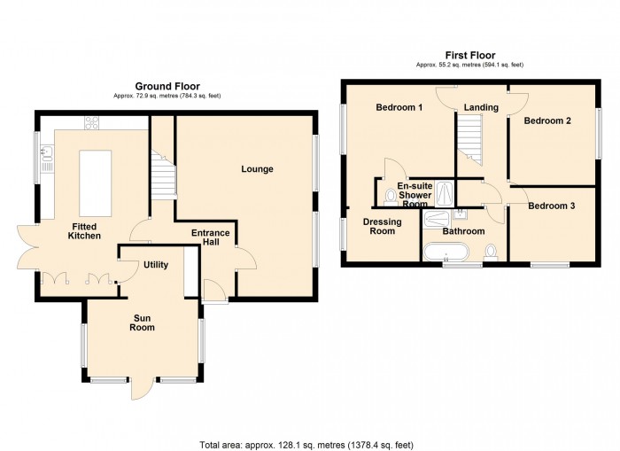 Floorplan for Shirley Drive, Heolgerrig, Merthyr Tydfil, CF48 1SF