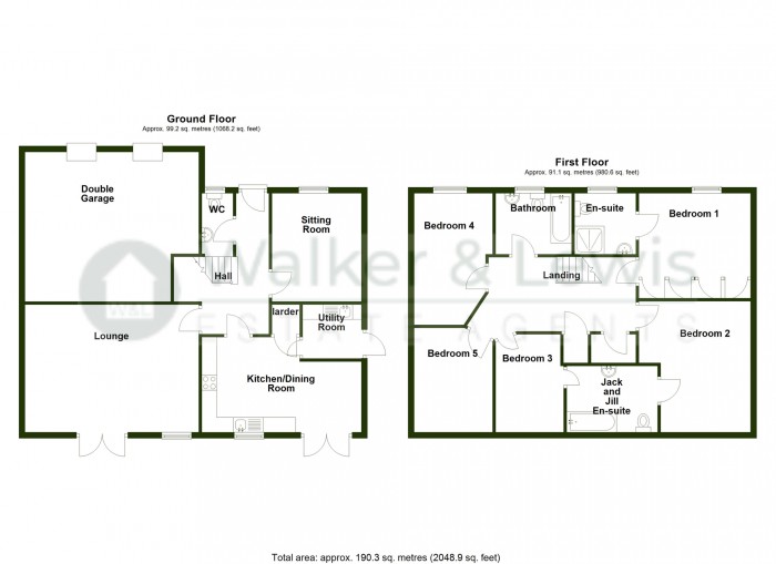 Floorplan for Sweet Water Park, Trefechan, Merthyr Tydfil, CF48 2LF