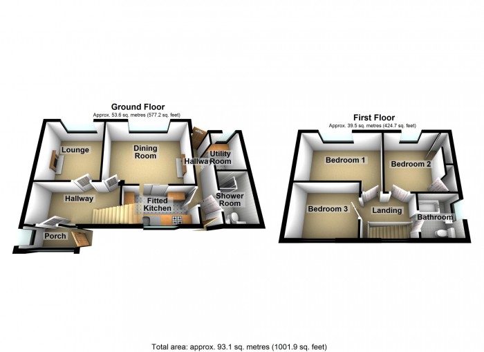 Floorplan for Heol Tai Mawr, Swansea Road, Merthyr Tydfil,