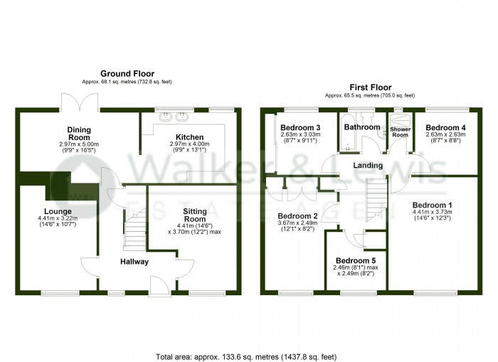 Floorplan for Priory Close, Pontypridd, Rhondda Cynon Taf