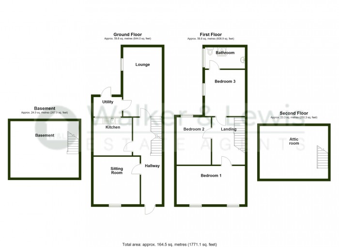 Floorplan for Union Street, Merthyr Tydfil, CF47 0EB