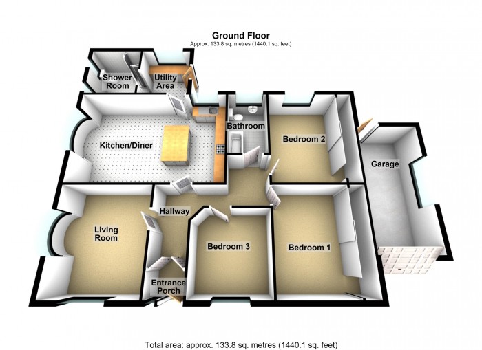 Floorplan for Penydarren Park, Merthyr Tydfil,