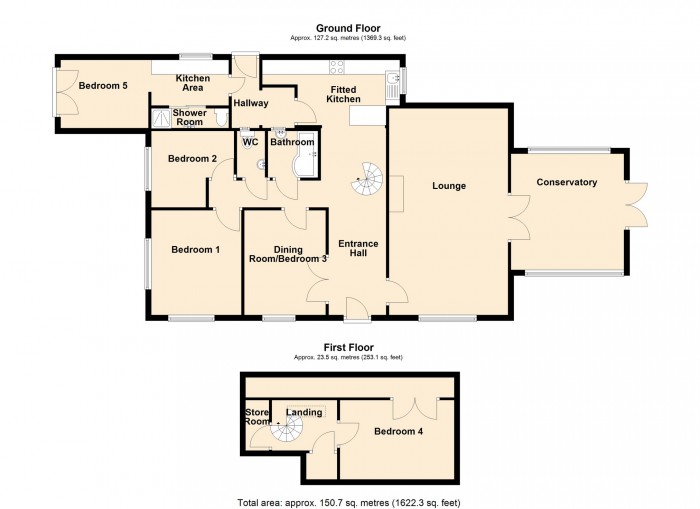 Floorplan for Casa Mea, Tai Mawr Way, Merthyr Tydfil, CF48 1LN