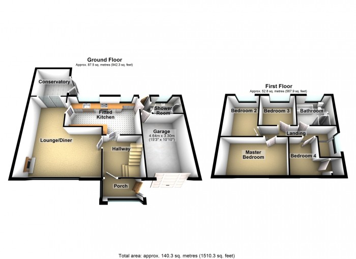 Floorplan for Lakeside Gardens, Merthyr Tydfil, South Glamorgan