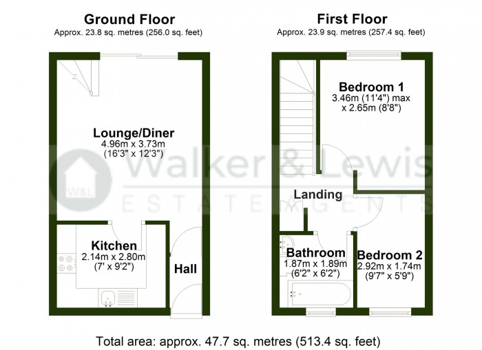 Floorplan for Tylcha Ganol, Tonyrefail, Porth
