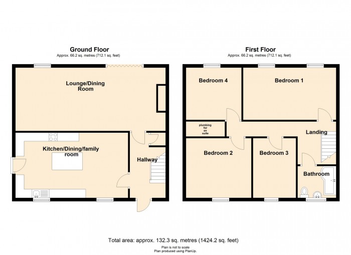 Floorplan for Penydarren Park, Merthyr Tydfil, CF47 8YW