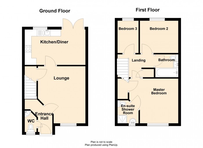 Floorplan for Ymyl Yr Afon, Hawthorn, Pontypridd