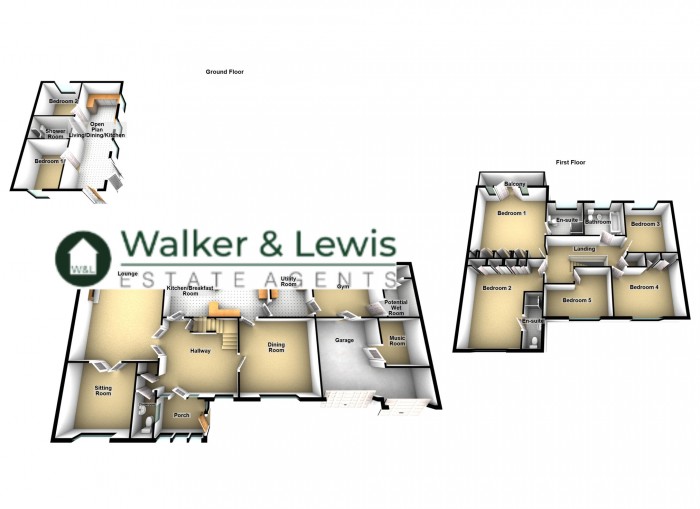 Floorplan for Y-Derwen Woodlands Llantwit Fadre, The Woodlands, Llantwit Fardre, Pontypridd