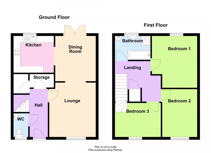 Floorplan for Morien Crescent, Pontypridd, CF37 5RB