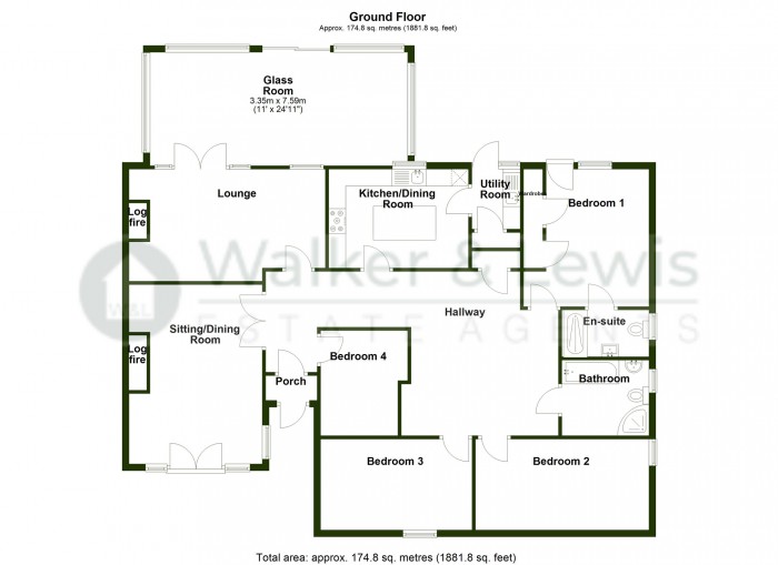 Floorplan for Beulahland, Heolgerrig, Merthyr Tydfil, CF48 1RP