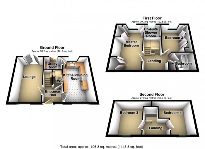 Floorplan for Blaenau'r Cwm, Merthyr Tydfil