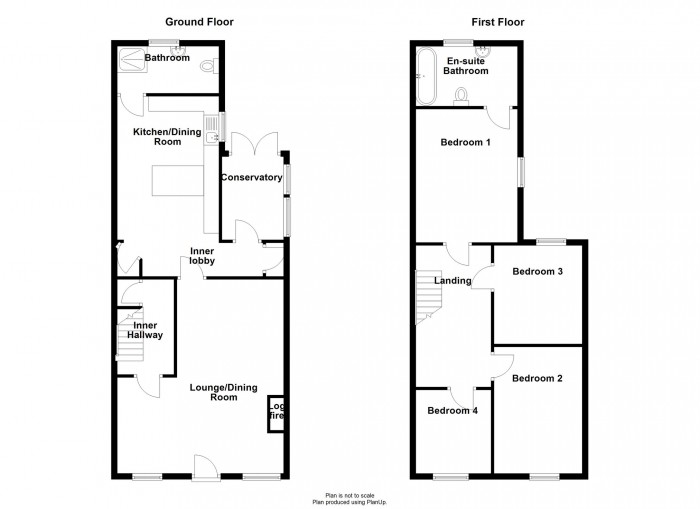 Floorplan for Aberfan Road, Aberfan, Merthyr Tydfil, CF48 4QN