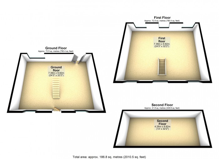 Floorplan for New Build Property, Rear Of Gilfach Cynon, Merthyr Tydfil
