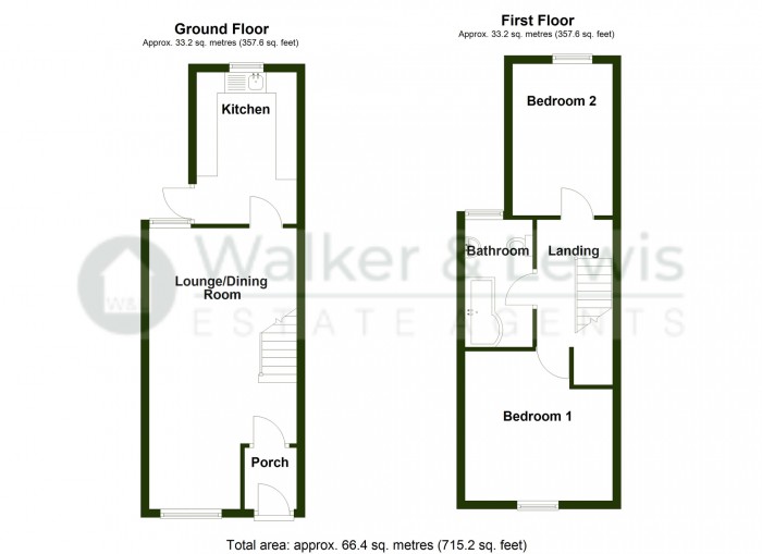 Floorplan for Heolgerrig, Merthyr Tydfil, CF48 1RP