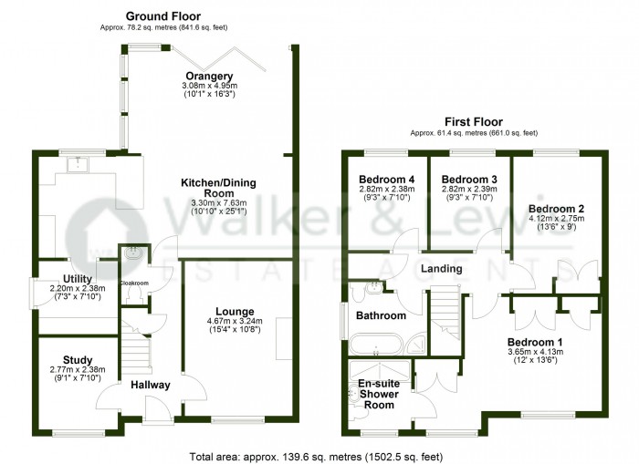 Floorplan for Woodland View, Church Village, Pontypridd