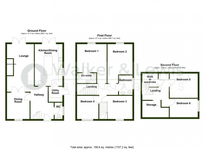 Floorplan for Redwood Court, The Terrace, Rhymney, Tredegar, Caerphilly, NP22 5DZ
