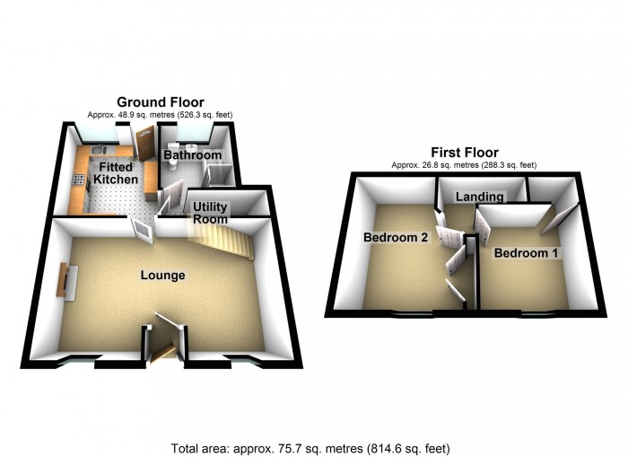 Floorplan for Morgan Street, Merthyr Tydfil