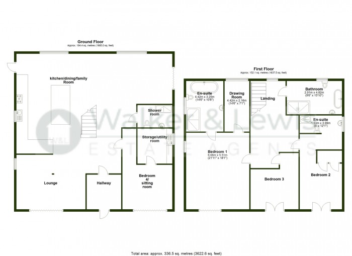 Floorplan for Carn Gwilym Goch, Cefn Coed, Merthyr Tydfil, CF48 2HG