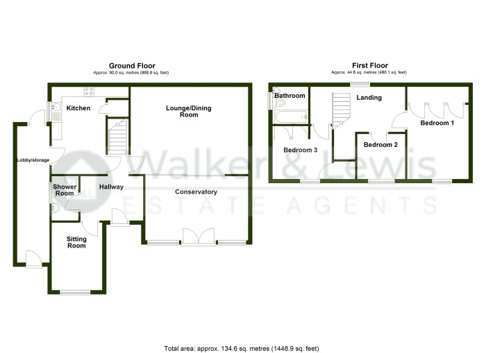 Floorplan for Cobwebs, New Church Street, Cefn Coed, Merthyr Tydfil, CF48 2NA