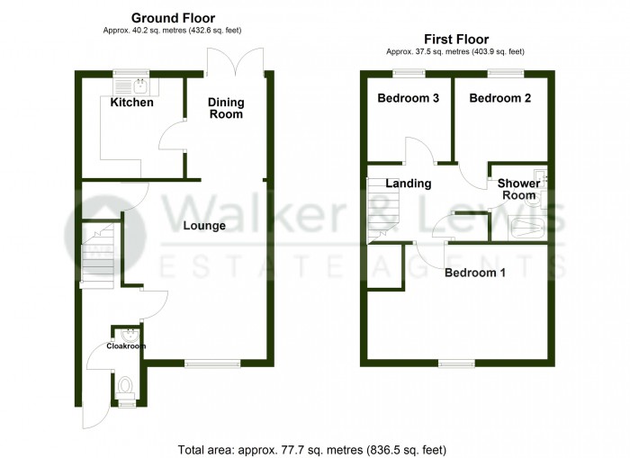 Floorplan for Heritage Court, Merthyr Tydfil, CF47 9AQ