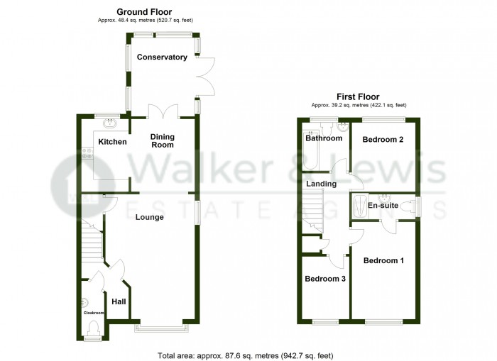Floorplan for Plymouth Gardens, Pentrebach, Merthyr Tydfil, CF48 4BA