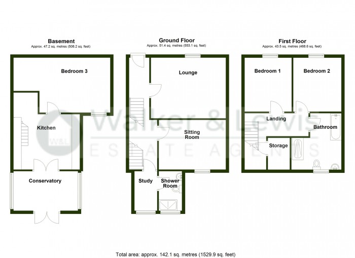 Floorplan for Garn Cross, Nantyglo, Ebbw Vale, Blaenau Gwent, NP23 4LJ