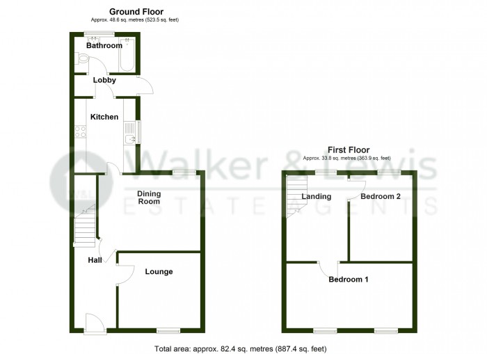 Floorplan for Alma Street, Merthyr Tydfil, Merthyr Tydfil