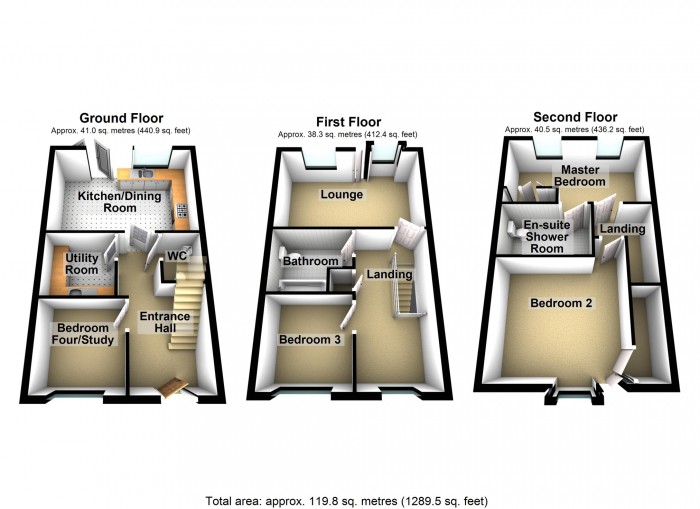 Floorplan for Cyfarthfa Mews, Swansea Road, Clwydyfagwyr, Merthyr Tydfil, Merthyr Tydfil