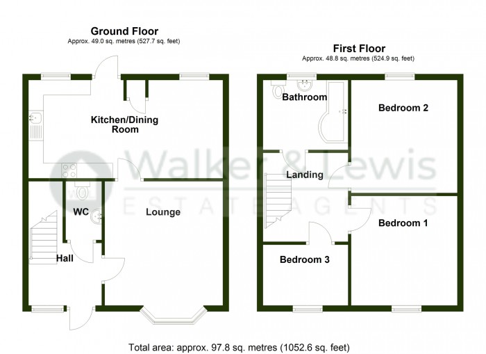 Floorplan for Gwent Way, Tredegar, NP22 3HT